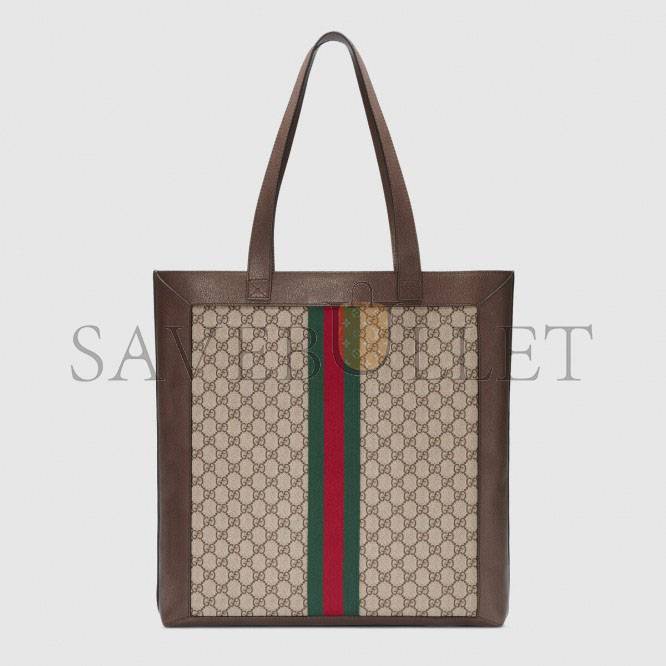 GUCCI OPHIDIA SOFT GG SUPREME LARGE TOTE 519335 （43*41*5.5cm）