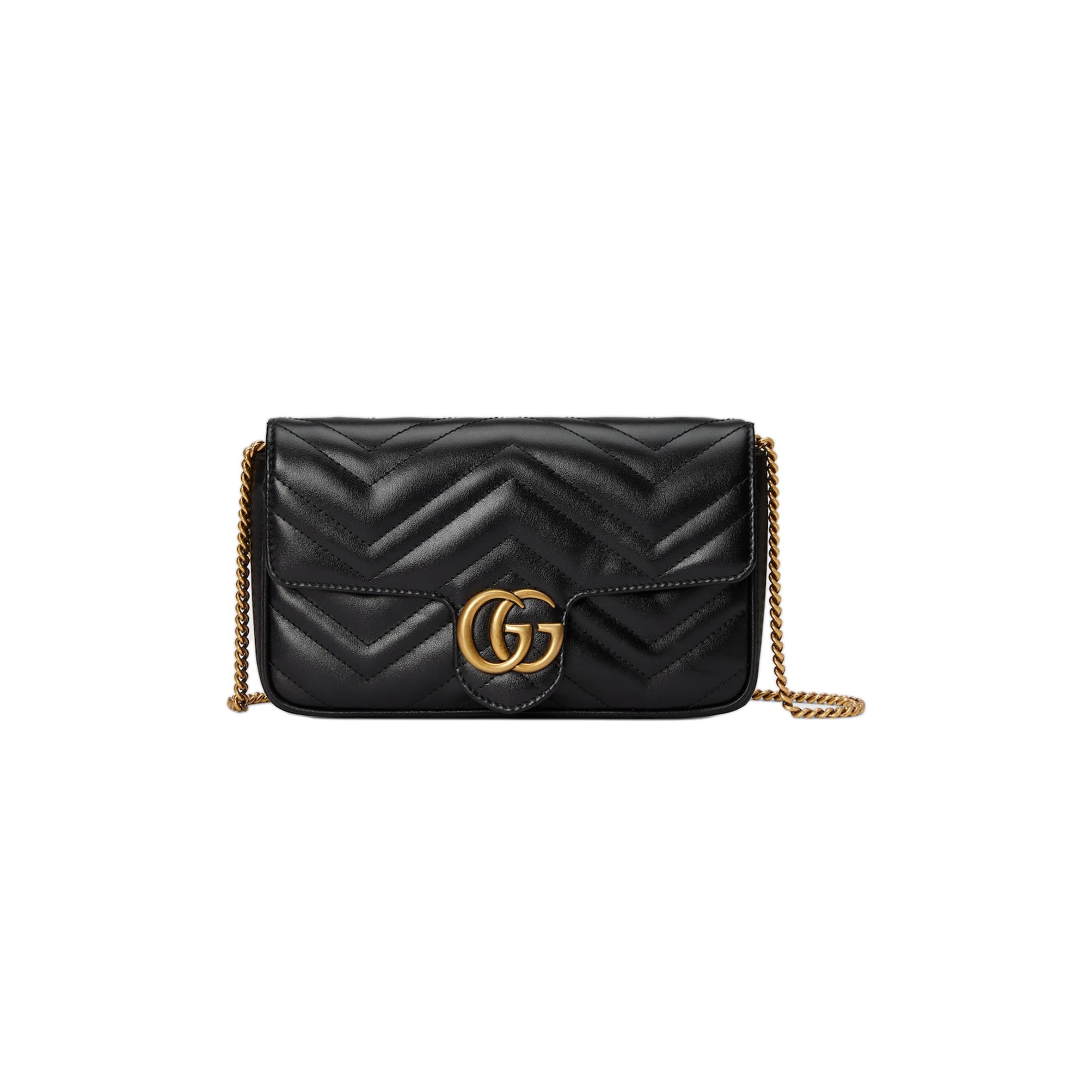 GUCCI MARMONT MATELASSE LEATHER SUPER MINI BAG 476433 (19.5*10.2*5.1cm) GUCCI MARMONT MATELASSE LEATHER SUPER MINI BAG 476433 (19.5*10.2*5.1cm)