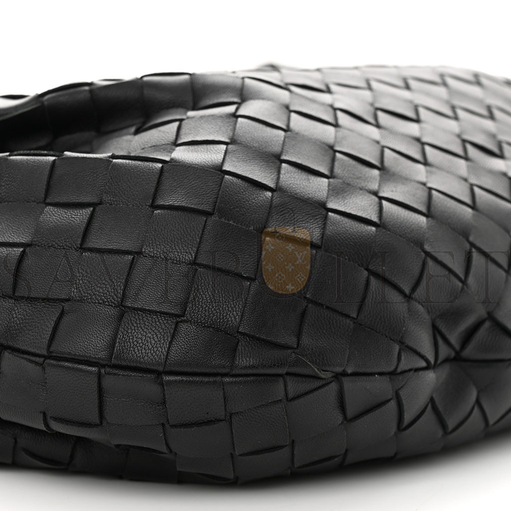 BOTTEGA VENETA NAPPA INTRECCIATO TEEN JODIE HOBO BLACK (36*23*8cm)