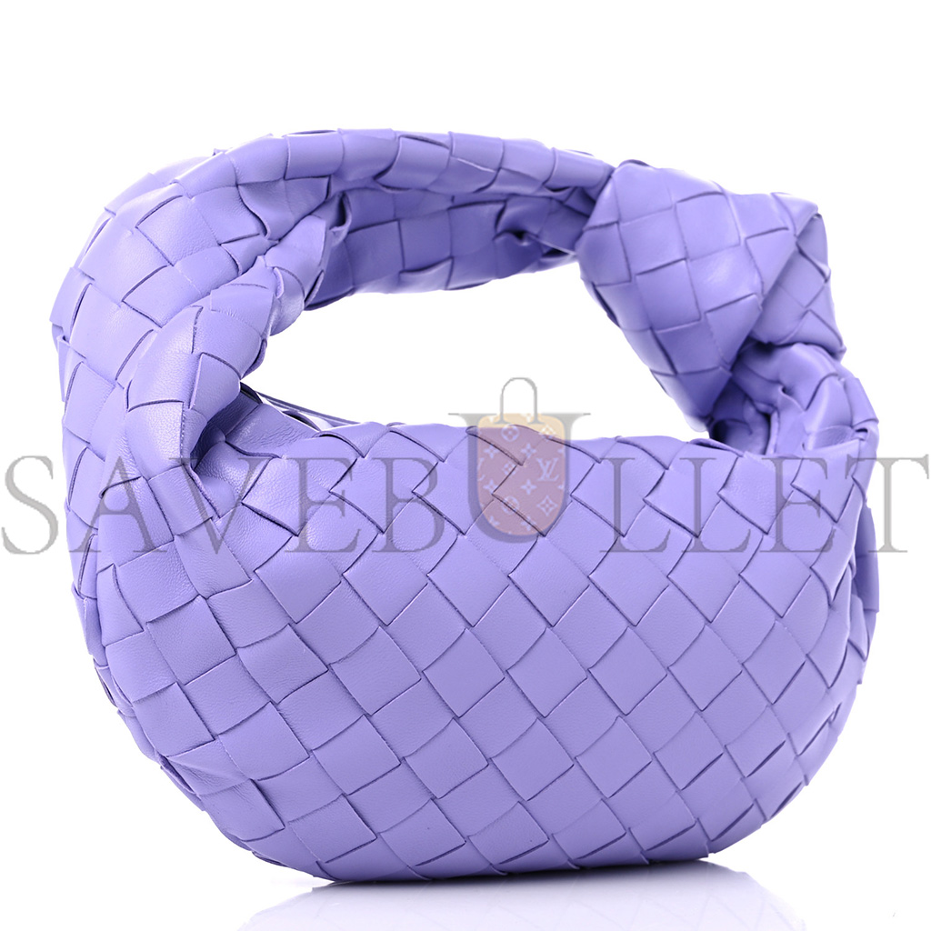 BOTTEGA VENETA NAPPA INTRECCIATO MINI JODIE LAVENDER (23*14*6cm) BOTTEGA VENETA NAPPA INTRECCIATO MINI JODIE LAVENDER (23*14*6cm)