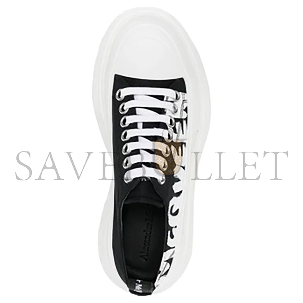 ALEXANDER MCQUEEN TREAD SLICK LOW LACE UP GRAFFITI SHOES 708753W4RQ21041