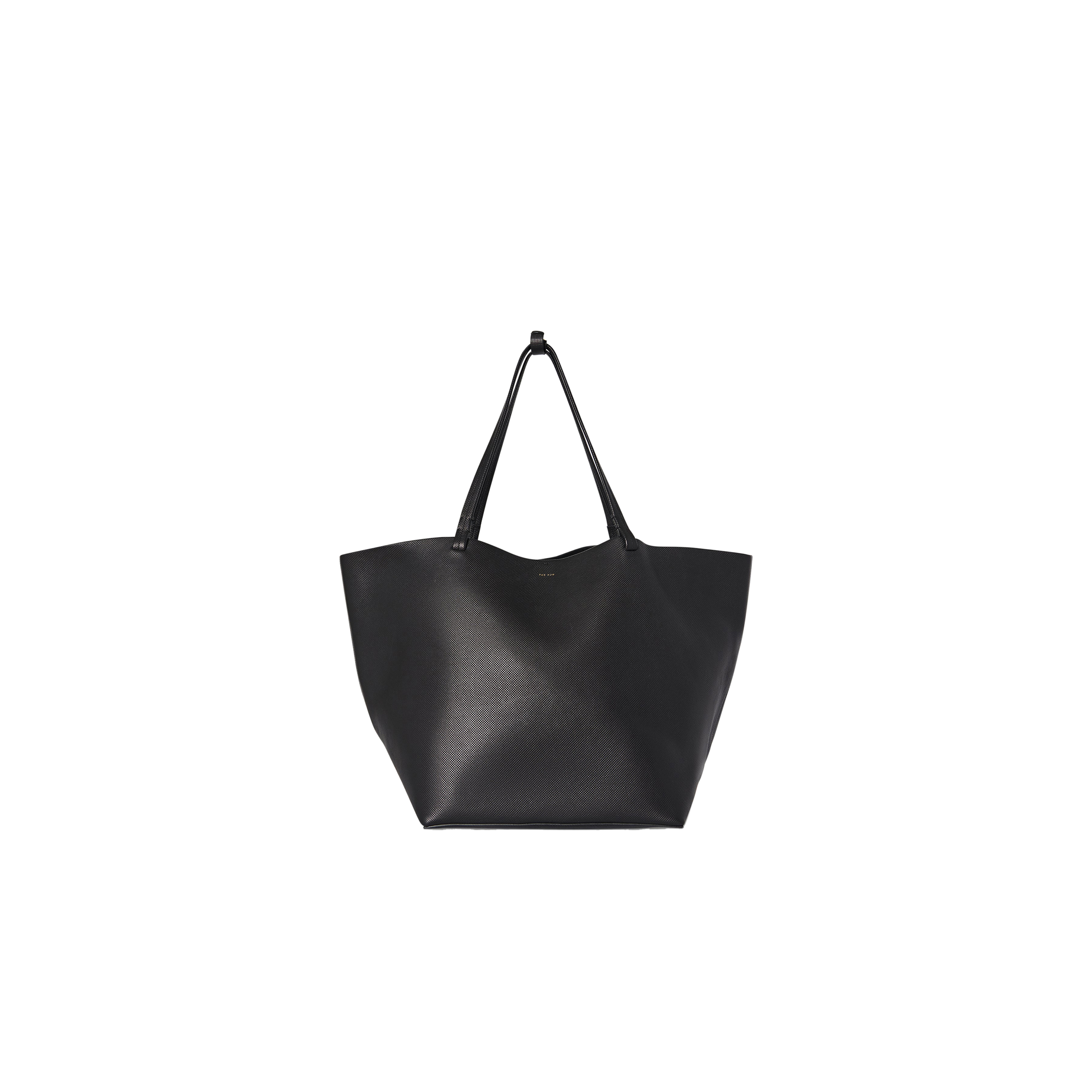 THE ROW PARK TOTE THREE BAG IN LEATHER BLACK W1272L72SBLSG (48*29*25cm)