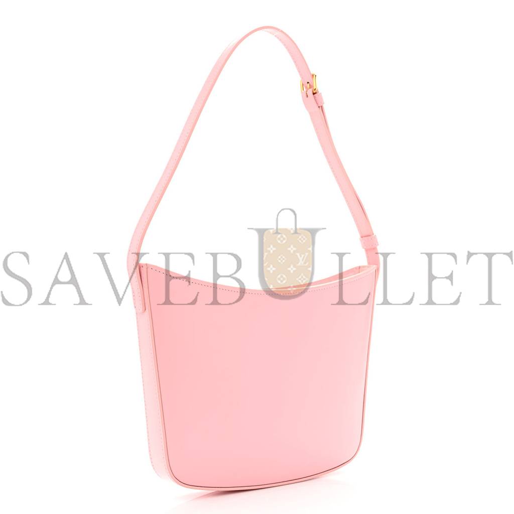 CELINE SHINY CALFSKIN MEDIUM CROQUE BAG PINK (20*16*3cm)